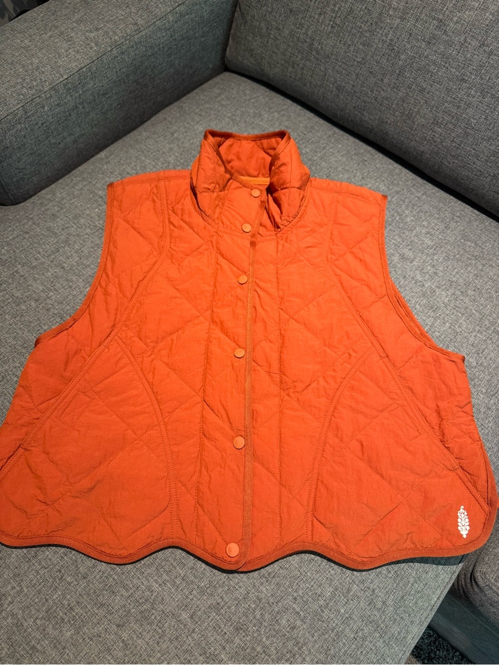 BNWOT Free People Scalloped Edge Vest